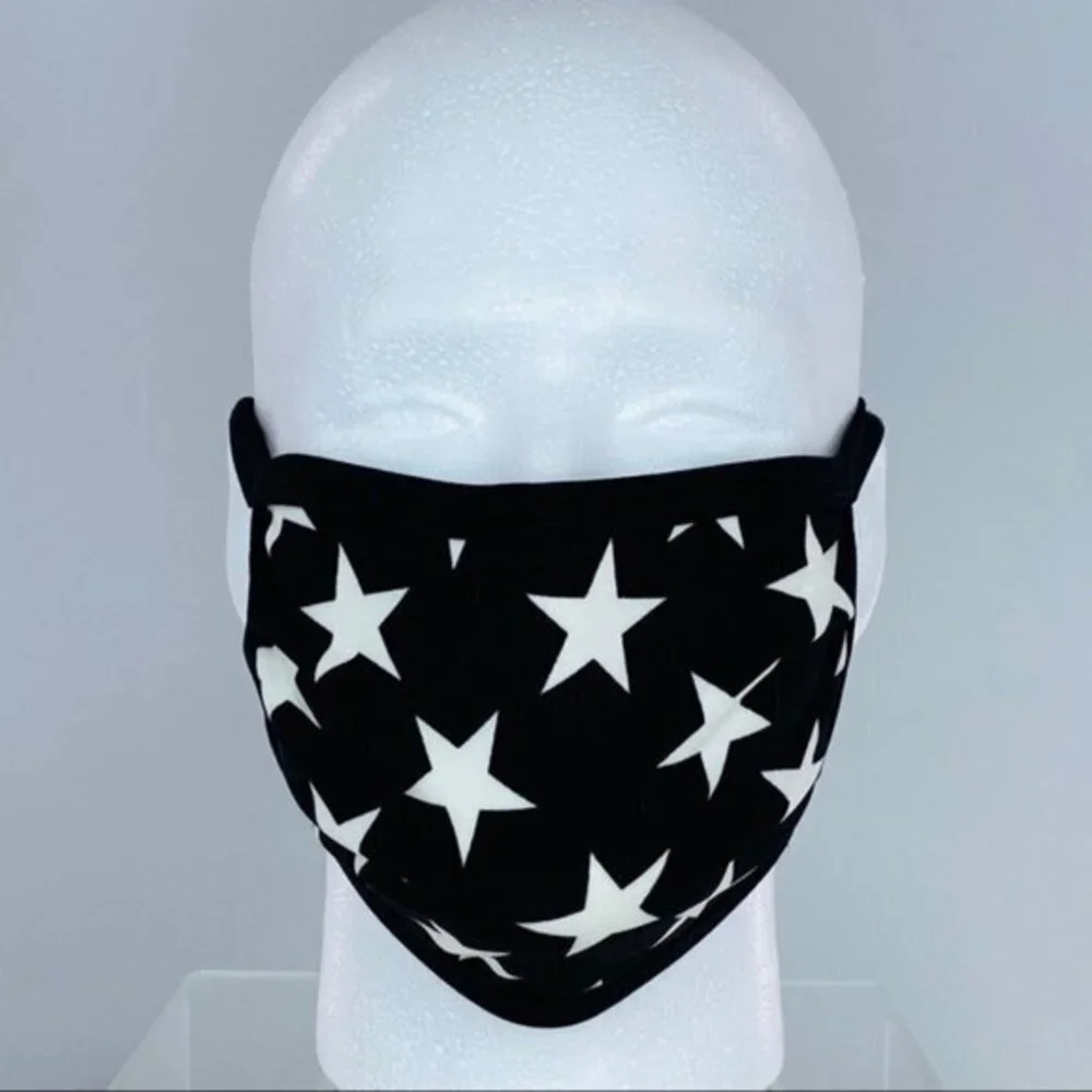 WASHABLE POLY & COTTON MASK New In Package • 27 P